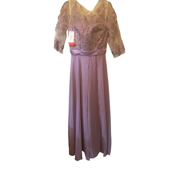 Amazon Dresses & Skirts - Wedding Dress Pants 10 Formal Gown Lace Embroidered Long Sleeve Mesh Bridal